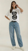 Camiseta Oversize 'Natalia' con Diseño Gráfico