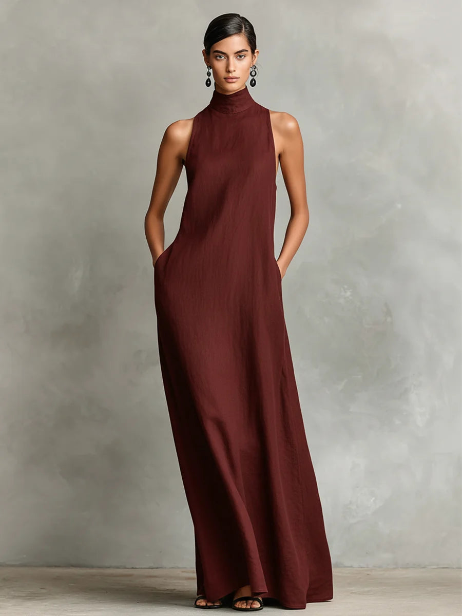 Caterina | Vestido largo minimalista