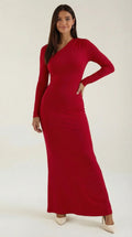Roberta Langarm Bodycon Maxikleid