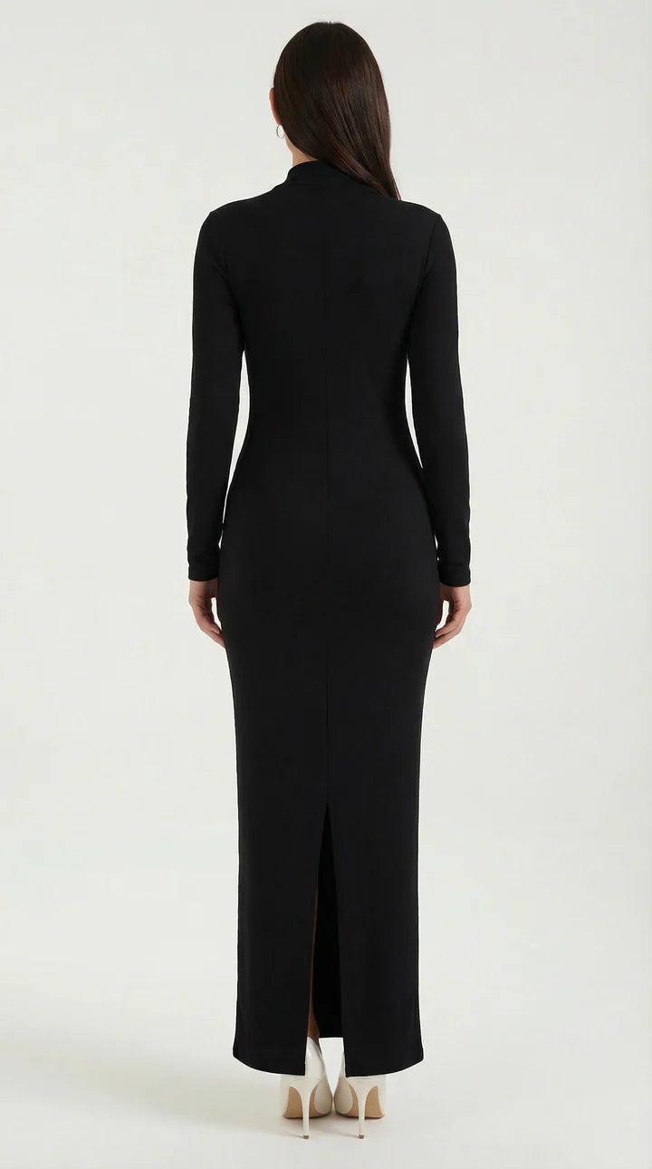 Roberta Langarm Bodycon Maxikleid