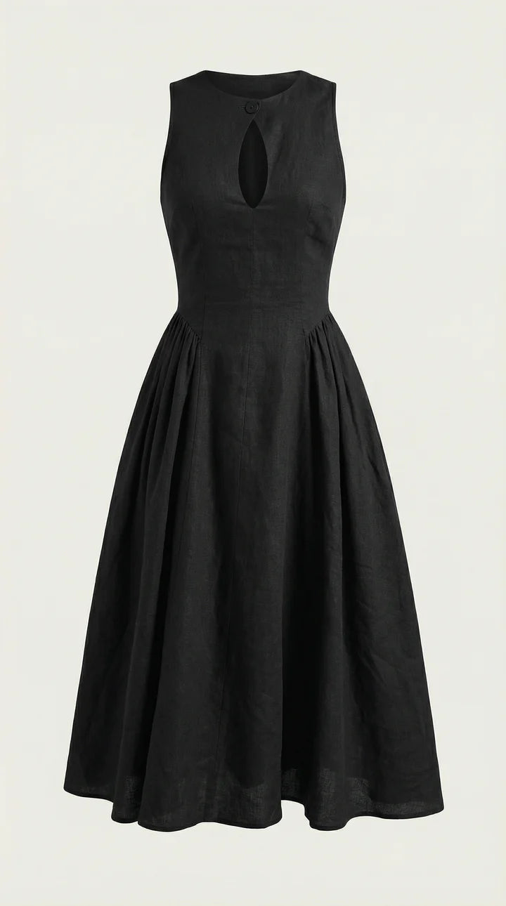 Vestido Midi Nancy con Detalle Cut-out