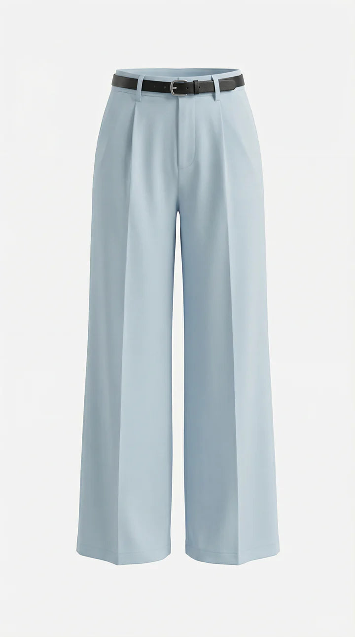 Bertha Pantalones Amplios de Tela