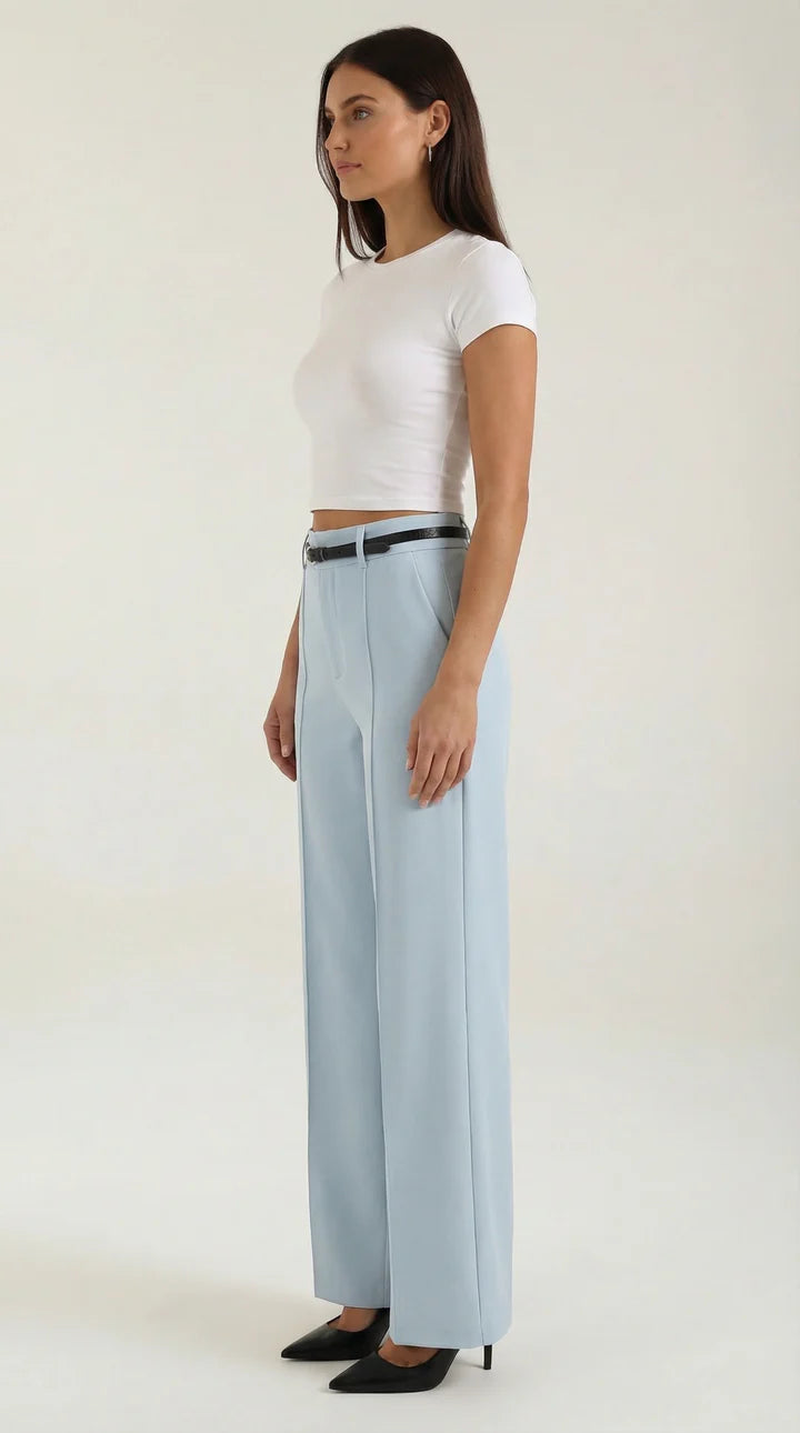 Bertha Pantalones Amplios de Tela