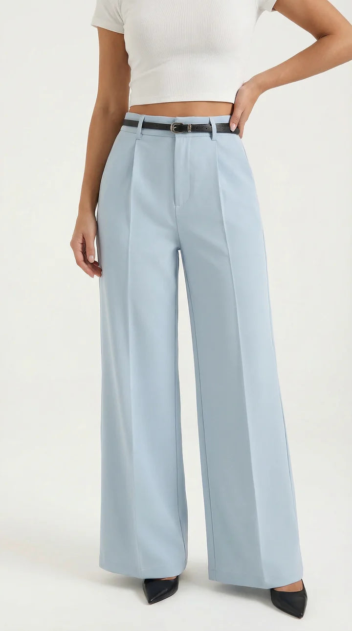 Bertha Pantalones Amplios de Tela