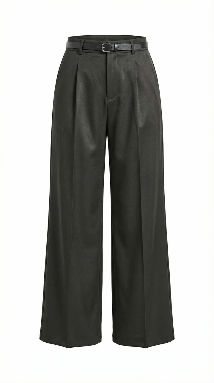 Bertha Pantalones Amplios de Tela
