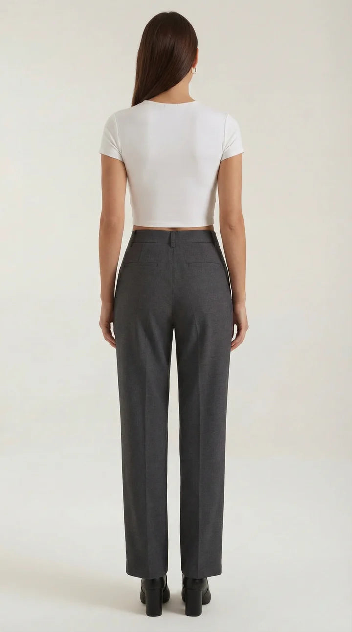 Pantalon Plisado Recto Dorothy