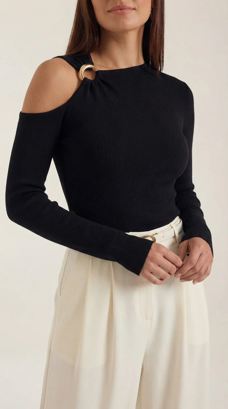 Joana | Top de un solo hombro de Joann